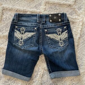 Miss Me Women's Blue Embellished Jeans